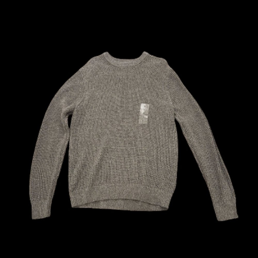 Uniqlo Middle Gauge Ribbed Fisherman Sweater Grey Medium Men's Brand New